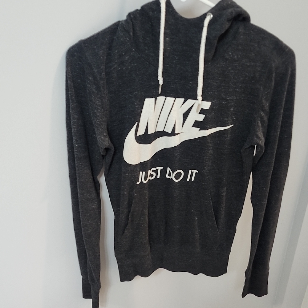 Nike Women's Charcoal Hoodie Sweater
